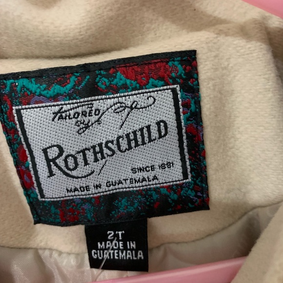 VINTAGE! Beautiful little girls coat - Picture 4 of 5